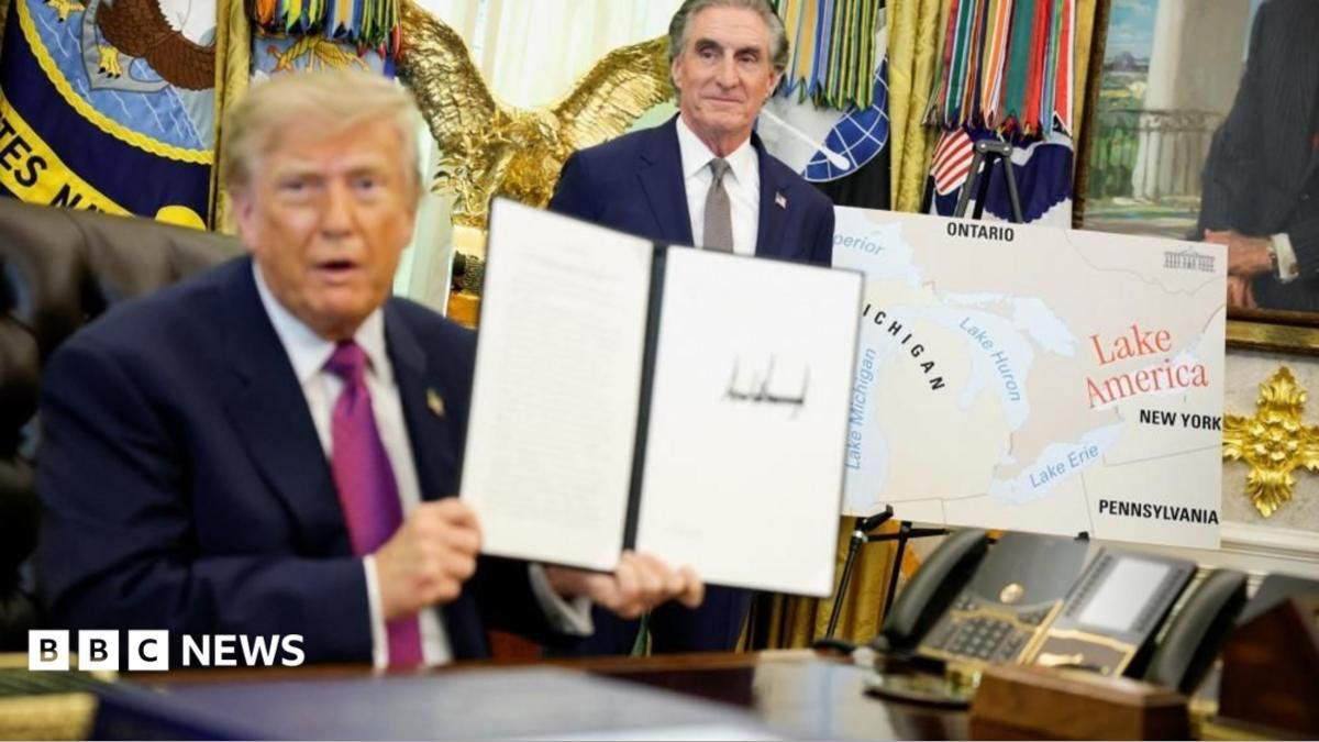 Trump Signs Executive Order to Rename Lake Ontario as Lake America Amid Trade Dispute