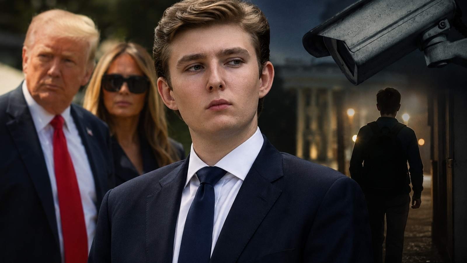 Barron Trump Maintains Low Profile Amid Heightened Security Threats and Iranian TV Broadcast