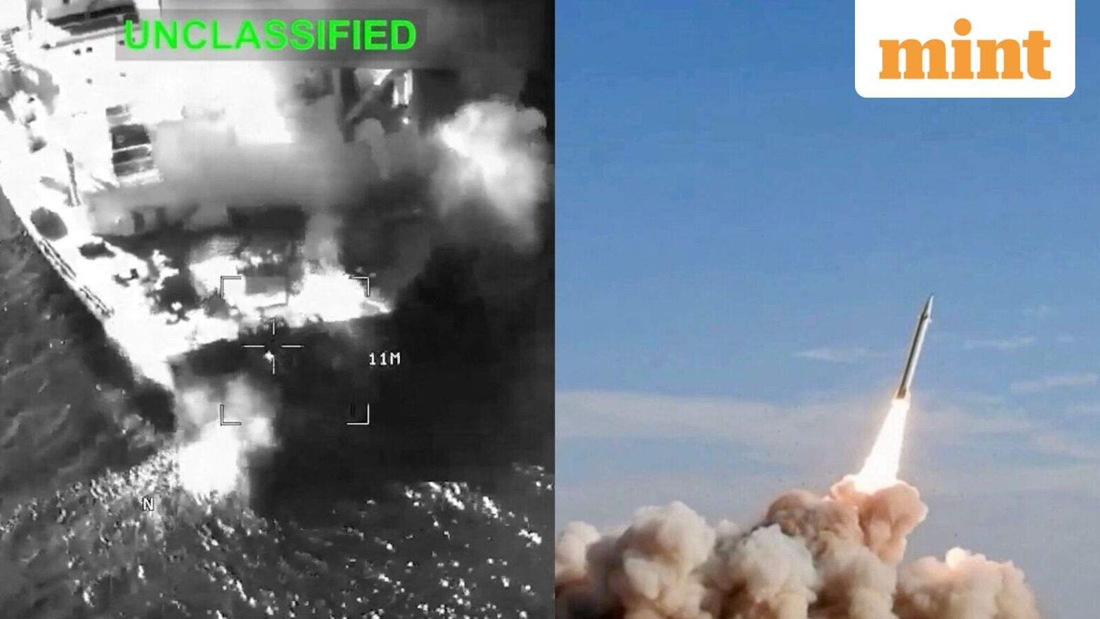 Iran Fires Ballistic Missiles at US Aircraft Carrier and Destroyer