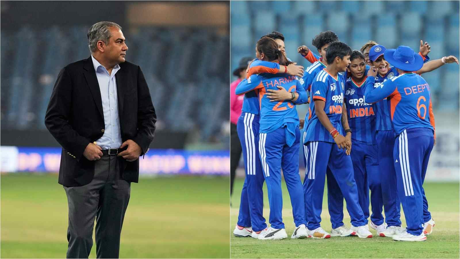 India Women Refuse to Accept Asia Cup Trophy From ACC President Mohsin Naqvi