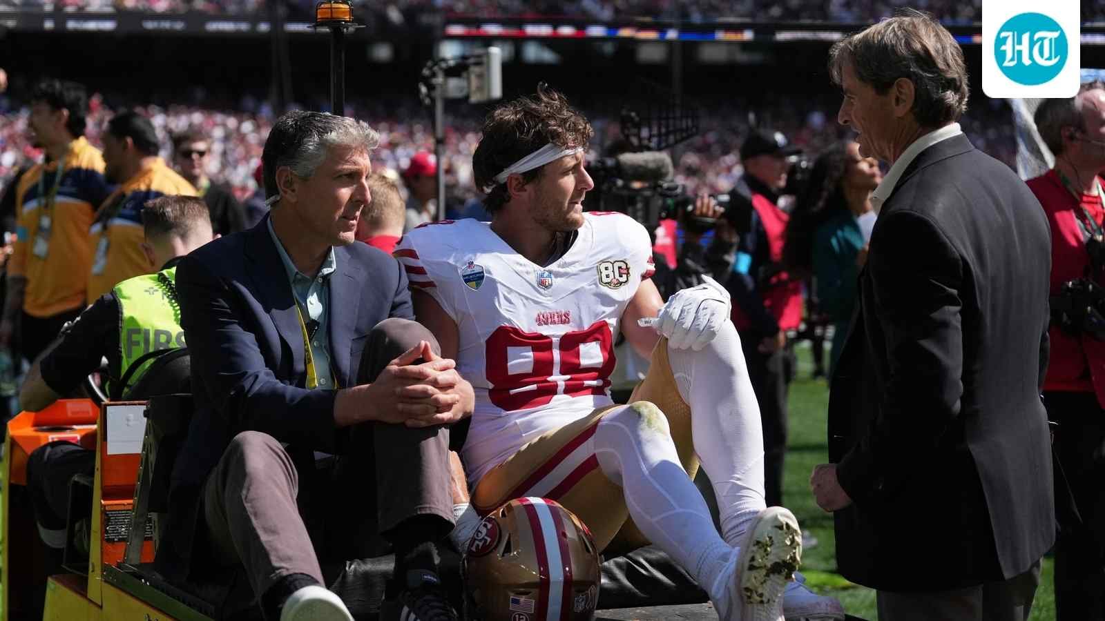 Jake Tonges Fined by NFL Following Season-Ending Knee Injury