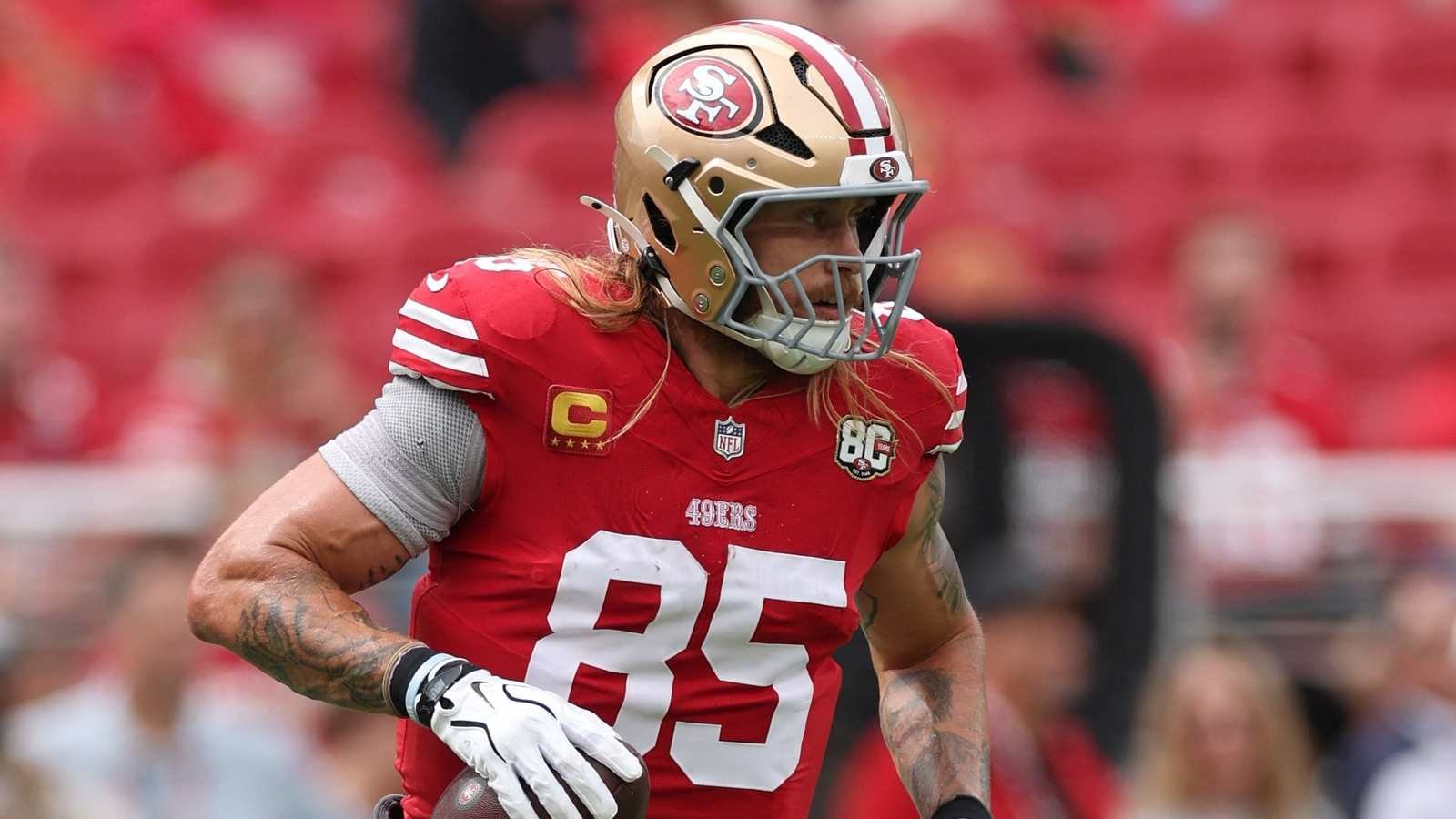 George Kittle Scores Touchdown Against Dolphins After Slow Start Sparks Fan Frustration