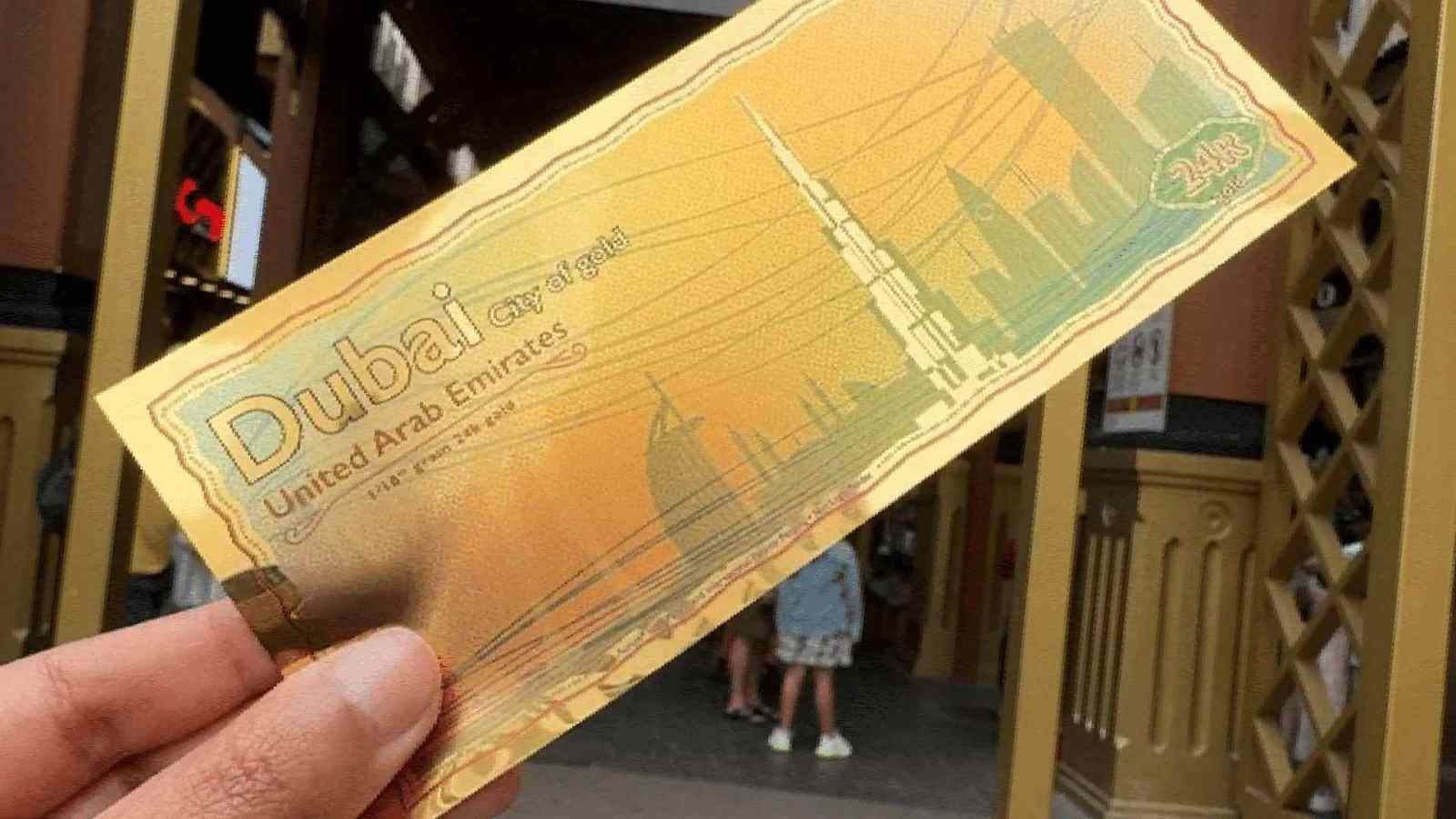 Dubai Unveils Unique 24K Gold Notes, But What's the Value?