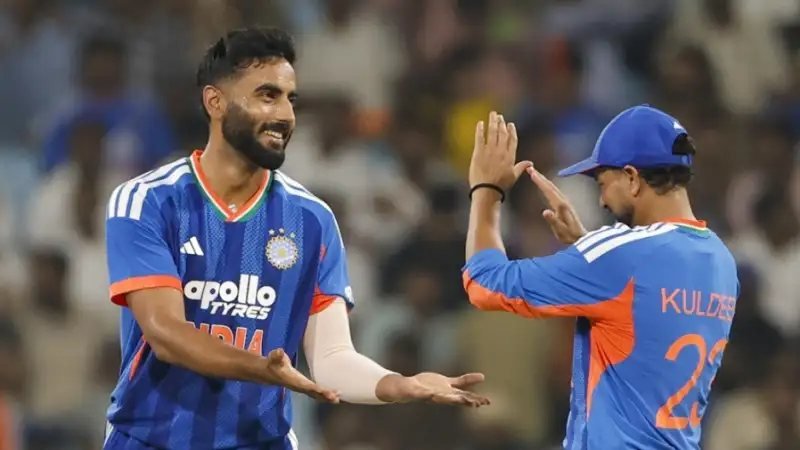 Naman Dhir Shines on T20I Debut as India Beats West Indies by 8 Wickets
