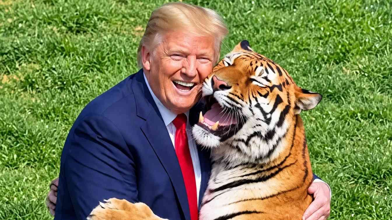 Trump Faces Backlash for Posting AI Video After UK Zoo Tiger Attack