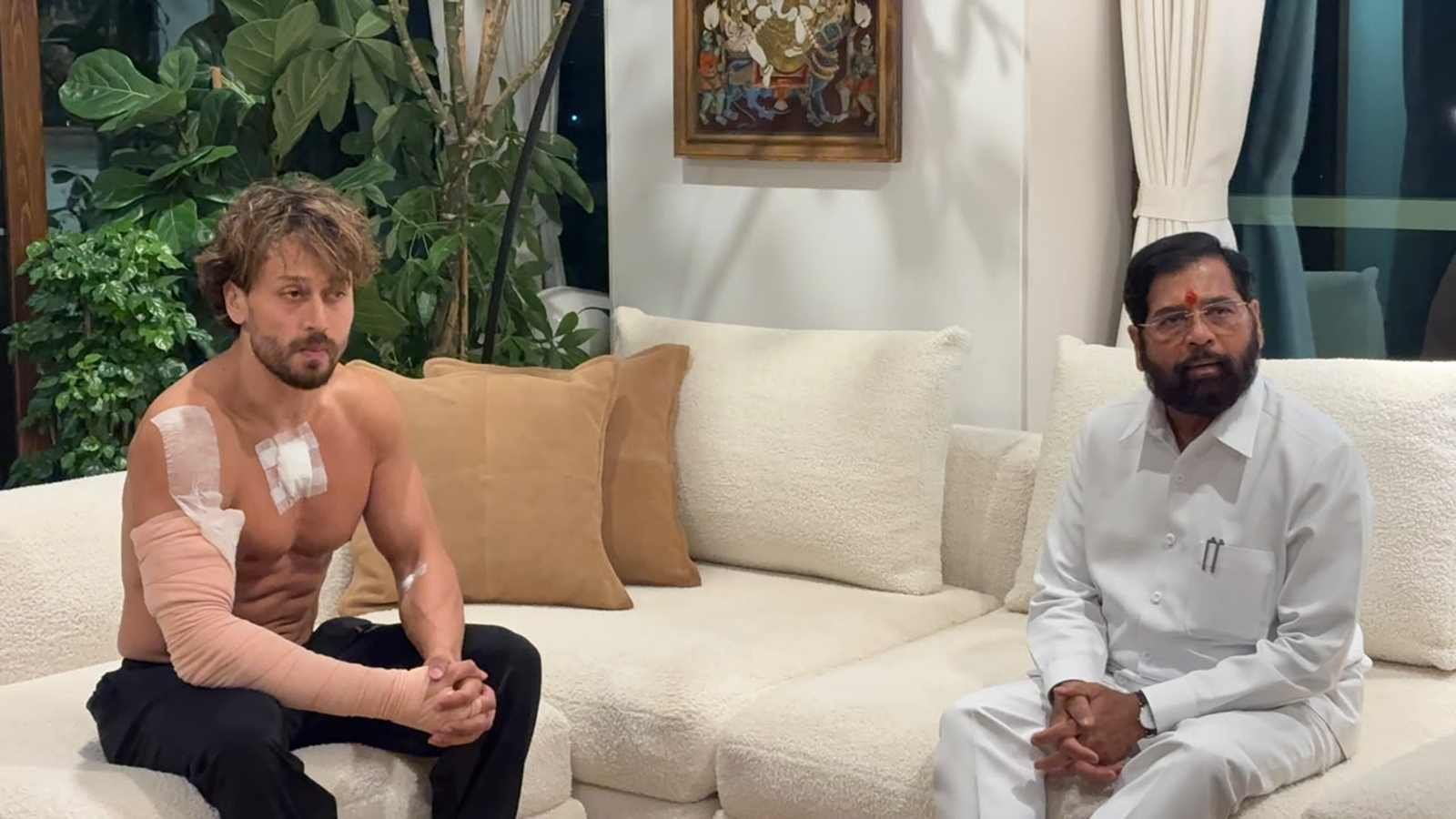 Eknath Shinde Visits Tiger Shroff Following Juhu Firing Incident
