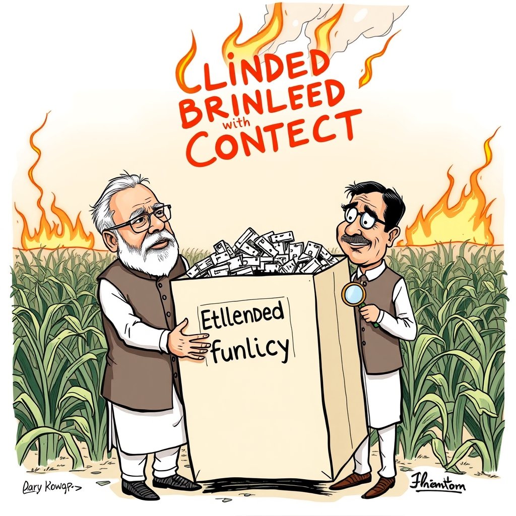 Today’s Political Cartoon: U.P. Congress president urges PM Modi to review ethanol-blended fuel policy; questions rising sugar prices