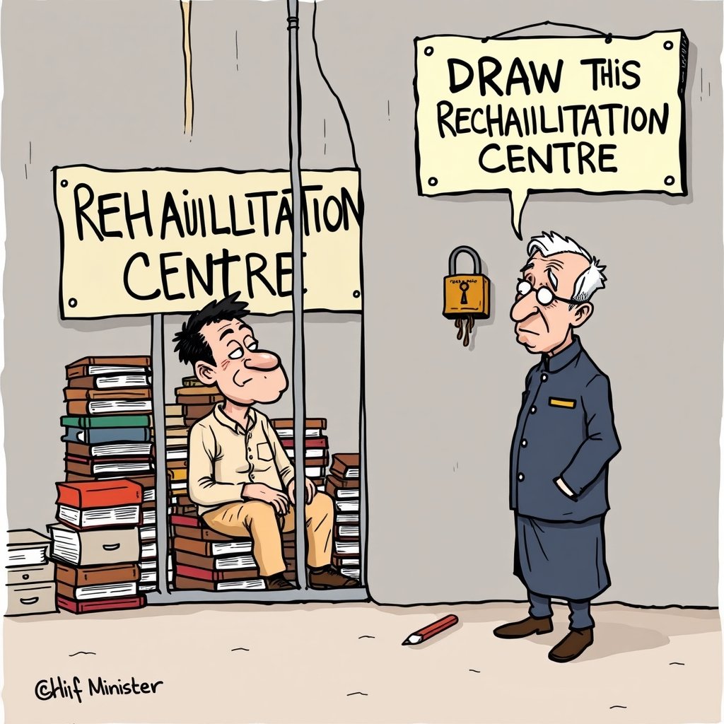 Today’s Political Cartoon: ‘Most prisoners there due to circumstances’: TN CM Vijay visits Puzhal jail