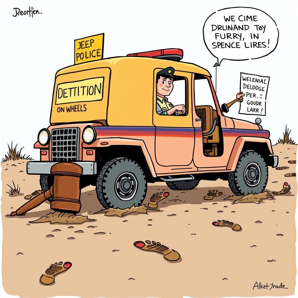 Today’s Political Cartoon: ‘UP police acting as law unto themselves’: Allahabad HC slams cops over detention